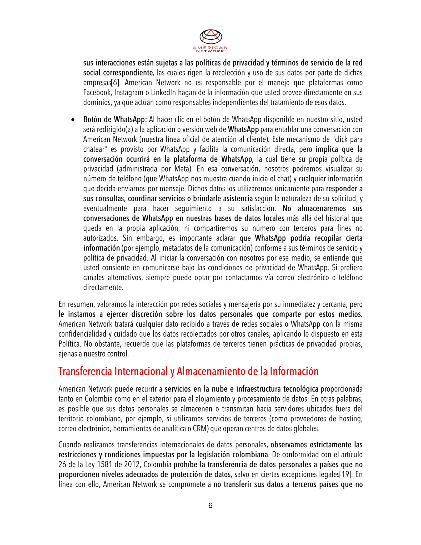 Política de Privacidad - American Network-06